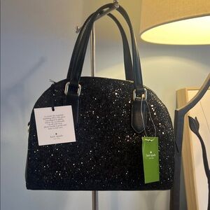 Kate Spade Sparkling Black Shoulder Bag